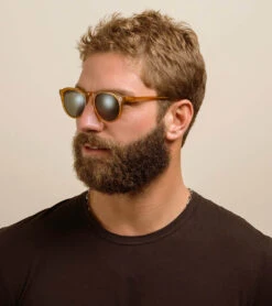 REMMY-Honey / Green Polarized-49 16 REMMY-Honey / Green Polarized-49 -Raen Eyeglasses Store 100U161REM S399 49 A4