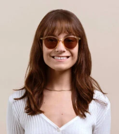 BASQ-Champagne Crystal / Suntan-50 19 BASQ-Champagne Crystal / Suntan-50 -Raen Eyeglasses Store 100U231BAS S751 50 A5