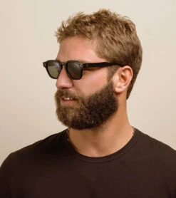 RUNE-Recycled Black / Green Polarized-48 -Raen Eyeglasses Store 100U232RUN S762 48 A4