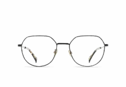 PEELE-Satin Black + Brindle Tortoise / Clear-54