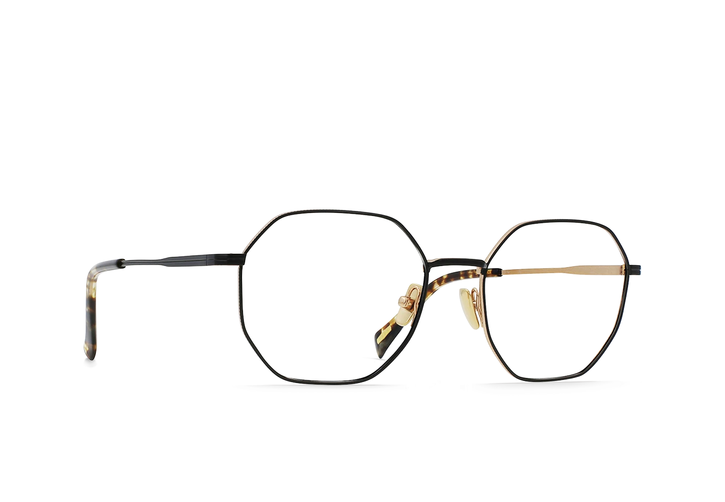 MAYLIN-Black Gold + Brindle Tortoise / Clear-52 3 MAYLIN-Black Gold + Brindle Tortoise / Clear-52 - Image 3