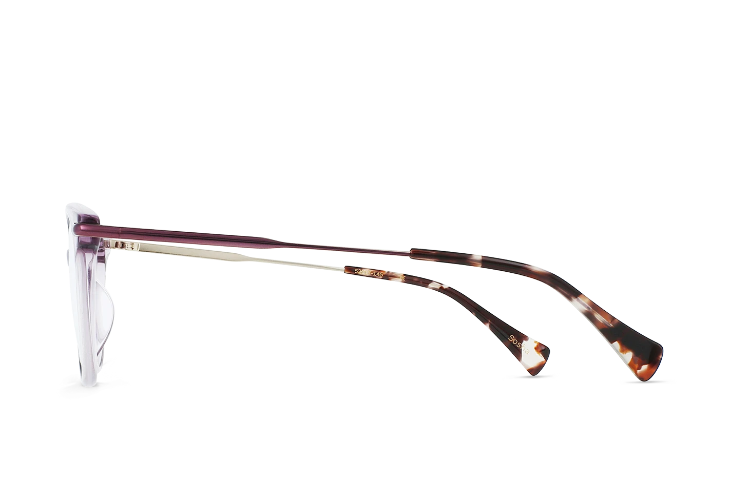 SOSHA-Hazy Lilac + Tahoe Tortoise / Clear-52 4 SOSHA-Hazy Lilac + Tahoe Tortoise / Clear-52 - Image 4