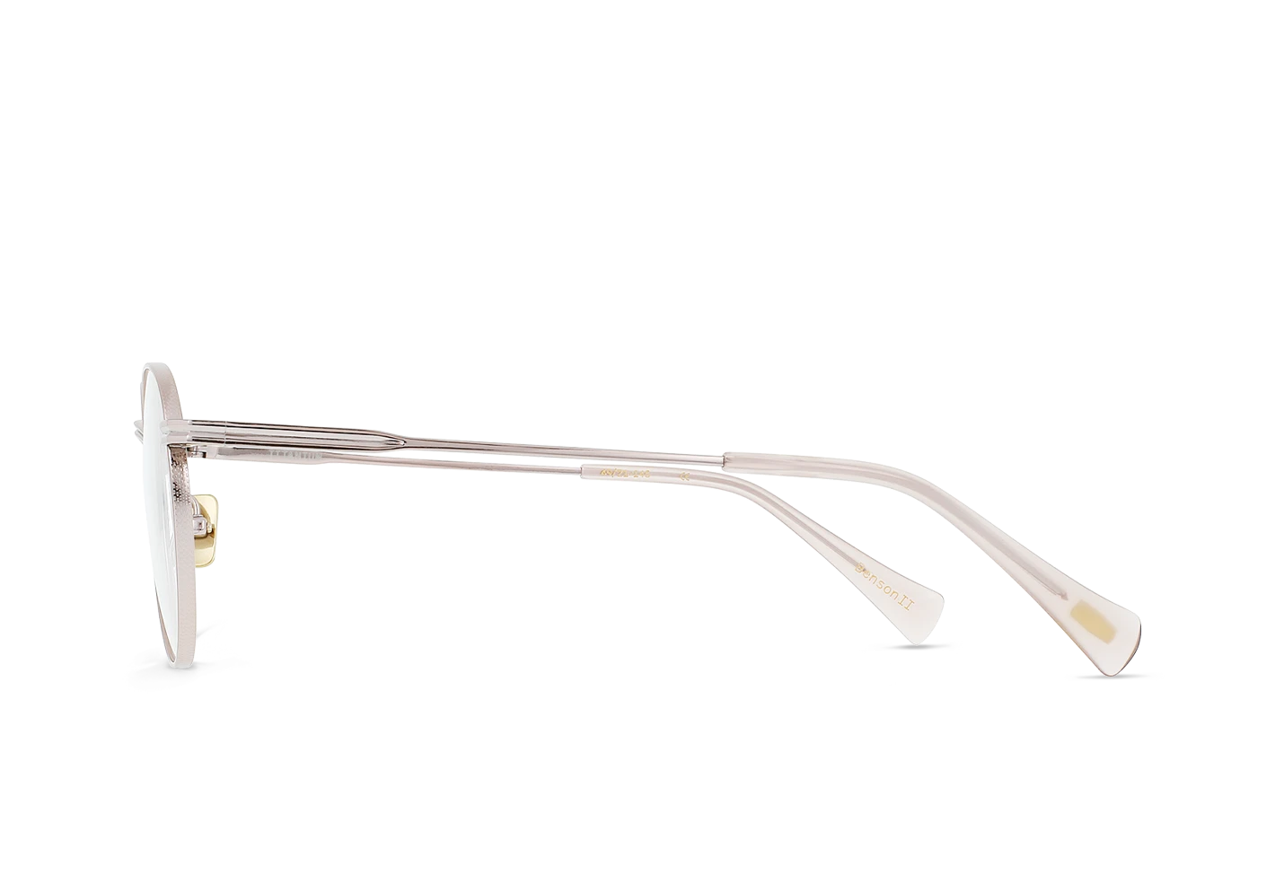 BENSON II-Shiny Silk + Rosè / Clear-49 4 BENSON II-Shiny Silk + Rosè / Clear-49 - Image 4