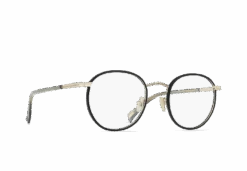 MASON II-Satin Japanese Gold + Matte Black / Clear-49 -Raen Eyeglasses Store 200U223MAS E356 49 A1