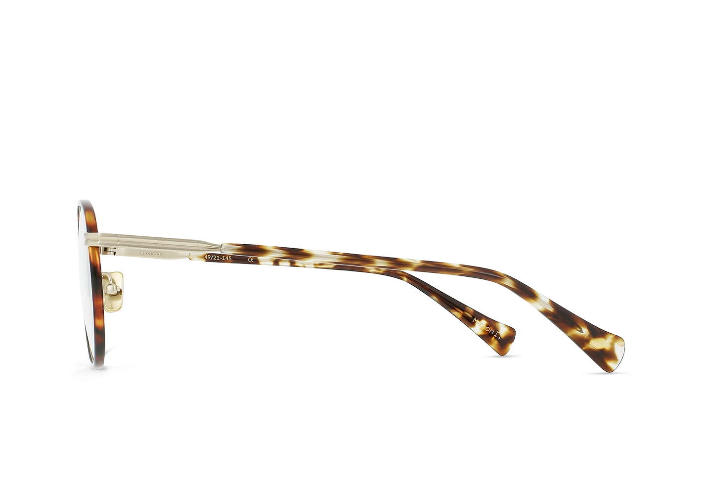 MASON II-Tawny + Brindle Tortoise / Clear-49 4 MASON II-Tawny + Brindle Tortoise / Clear-49 - Image 4
