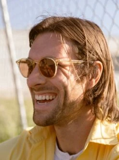 BASQ-Champagne Crystal / Suntan-50 14 BASQ-Champagne Crystal / Suntan-50 -Raen Eyeglasses Store Basq Champagne Crystal L3