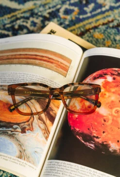 HANNY-Allegra Almond Tortoise / Clear-53 11 HANNY-Allegra Almond Tortoise / Clear-53 -Raen Eyeglasses Store HANNY SS24 Allegra Almond Tortoise Clear L1