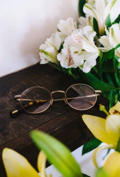 KOZLO-Rose Gold/Clear-47 -Raen Eyeglasses Store KOZLO SS24 Rose Gold Clear L2