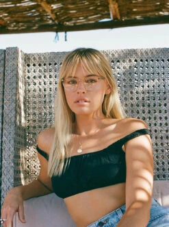 Raen Eyeglasses Store -Raen Eyeglasses Store MARIN II SS23 Ginger Clear L1