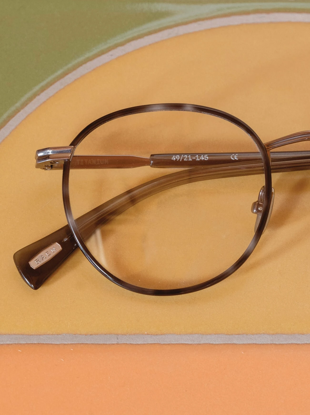 MASON II-Tawny + Brindle Tortoise / Clear-49 8 MASON II-Tawny + Brindle Tortoise / Clear-49 - Image 8