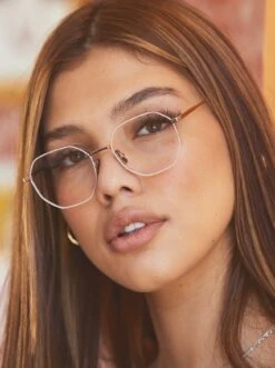 MAYLIN-Brushed Light Gold + Khaki / Clear-52 -Raen Eyeglasses Store MAYLIN FW21 Brushed Light Gold Khaki Clear L1