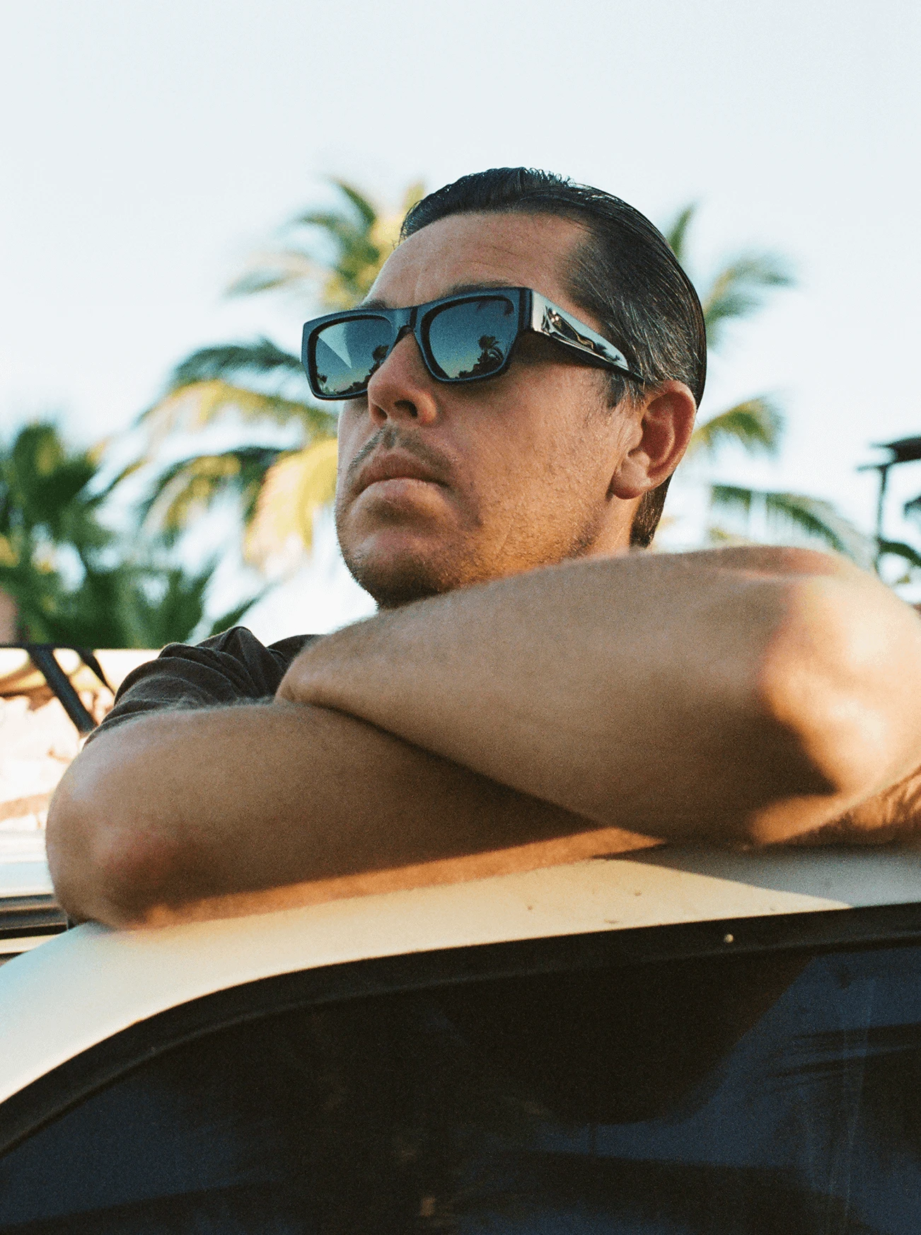 Rufio-Recycled Black / Green Polarized-56 2 Rufio-Recycled Black / Green Polarized-56 - Image 2