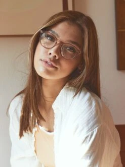 WELK-Sterling / Clear-49 -Raen Eyeglasses Store WELK FW21 Sterling Clear L1