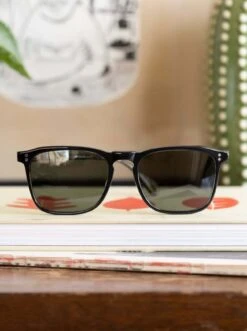 WILEY-Recycled Black / Green Polarized-54 -Raen Eyeglasses Store WILEY Recycled Black Green Polarized L4