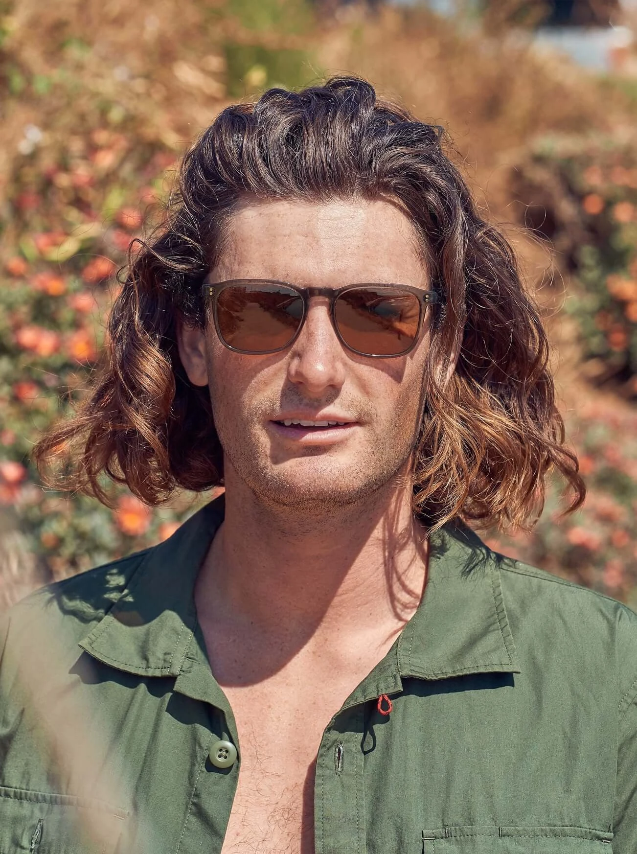 WILEY-Brindle Tortoise / Green Polarized-54 12 WILEY-Brindle Tortoise / Green Polarized-54 - Image 12