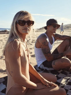 YNEZ-Allegra / Teak-54 -Raen Eyeglasses Store YNEZ SS23 Allegra Teak L3